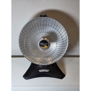 Presto Heat Dish Parabolic Electric Heater 1000W 120V 0792601 Tested Works